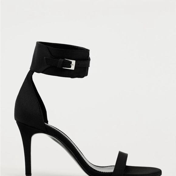 ZARA BUCKLED HIGH HEELED SANDALS - Picture 5 of 5